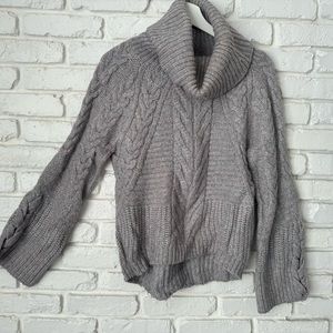 Express cowl neck sweater, S
